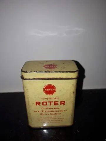 antiga e rara lata de comprimidos da holandesa roter - Foto 2