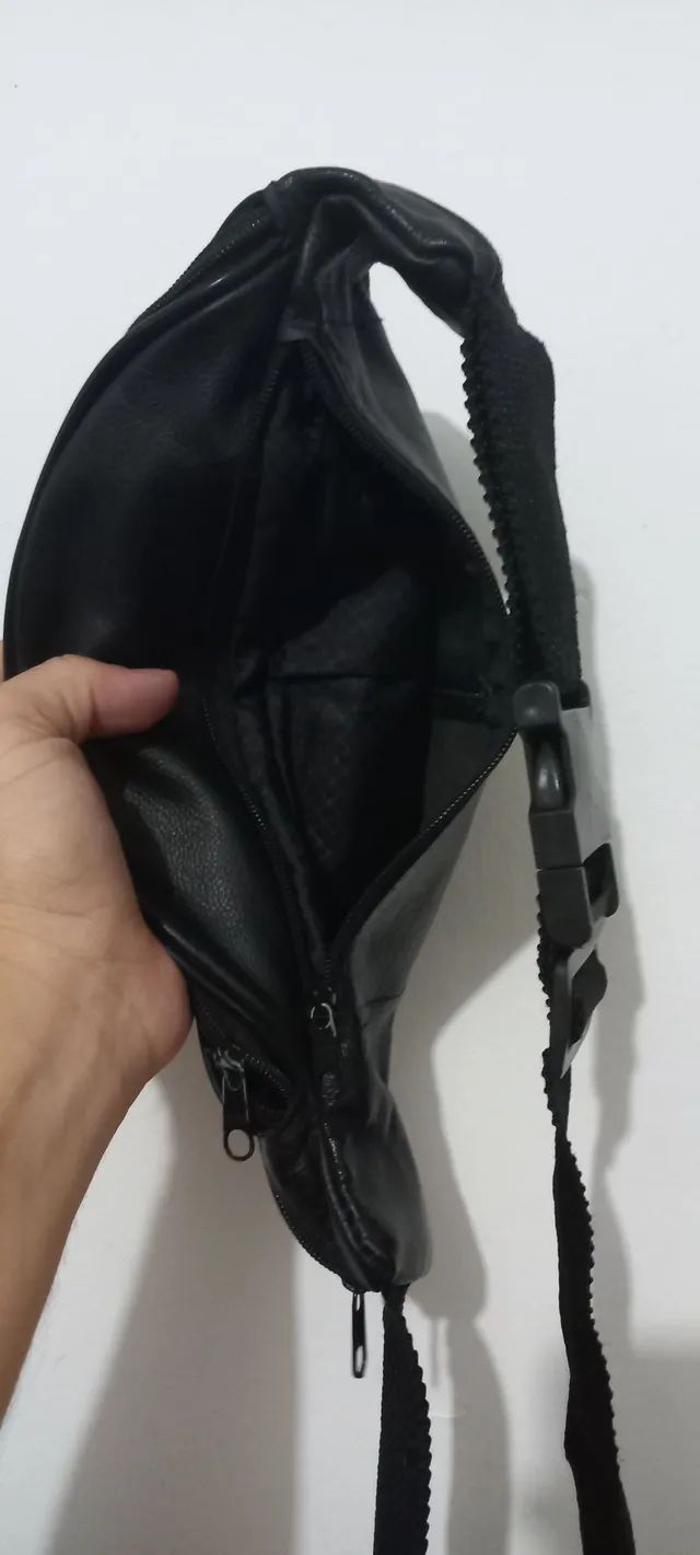 Pochete couro tática (com coldre) - Foto 3