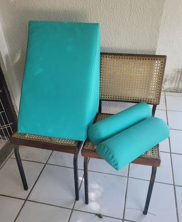 Kit de almofadas triângulo, rolo e meia-lua