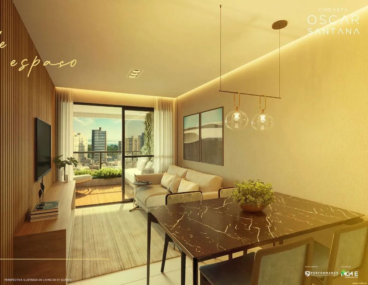 Cineasta Oscar Santana, 1 E 2 Quartos, Muito Bem Distribuído Entre 46M² E 66M² E 1 Vaga Na - Foto 2