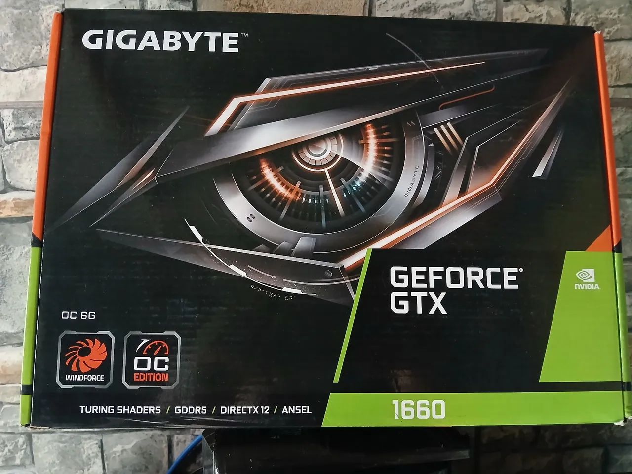 Placa de Vídeo Gigabyte GeForce GTX 1660 OC 6G