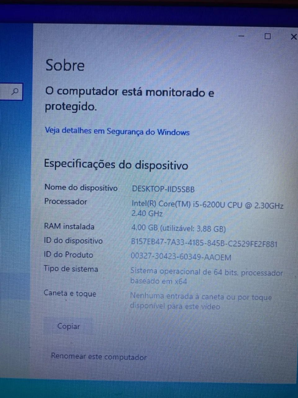 Notebook Acer com Intel i5 