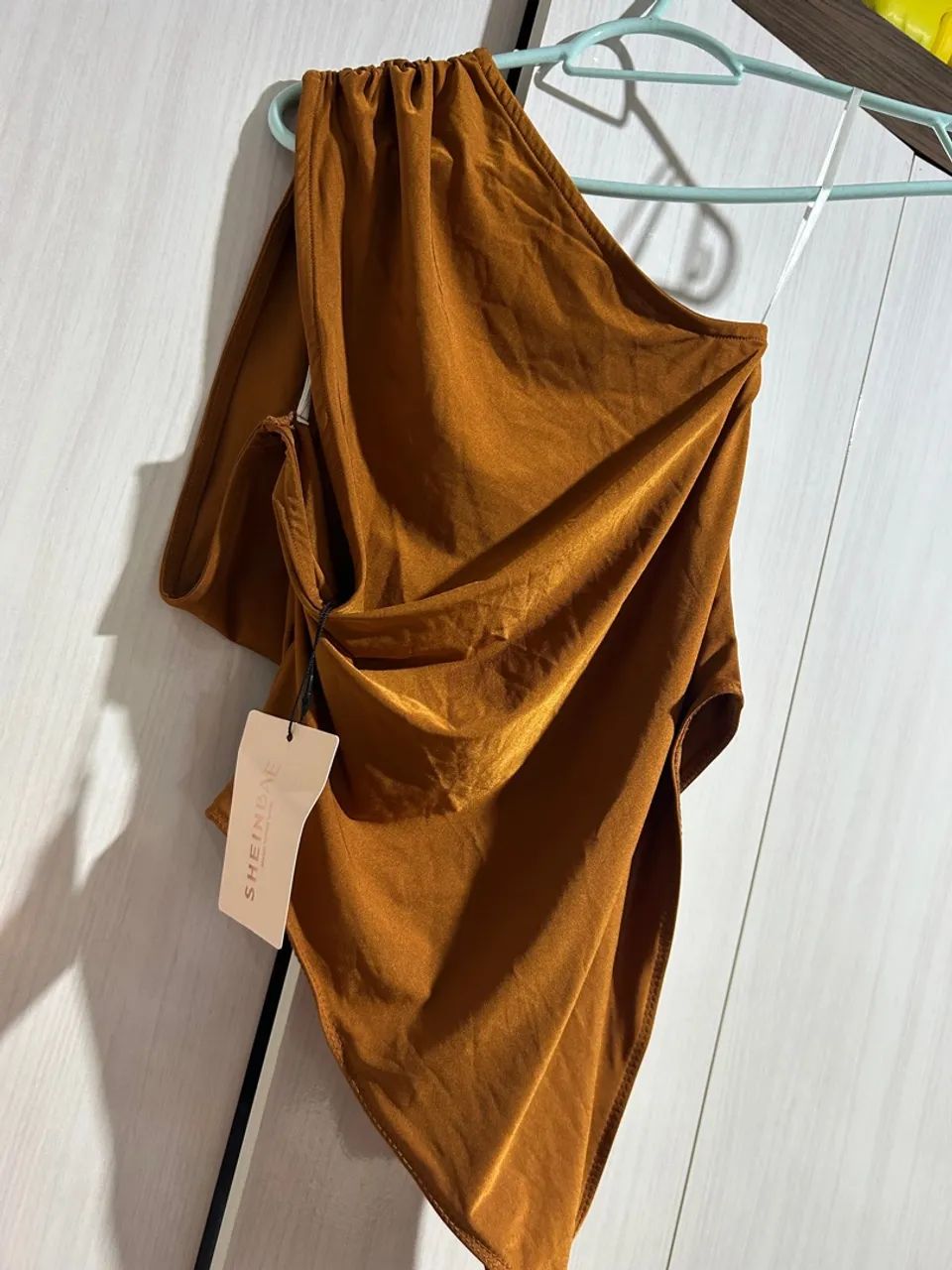 Body drapeado mostarda  - Foto 2