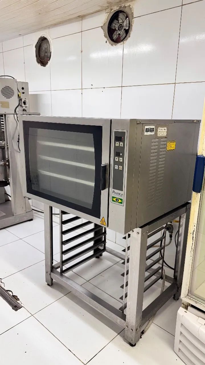 Forno Elétrico Prática Turbo HPE 80 Inox Profissional