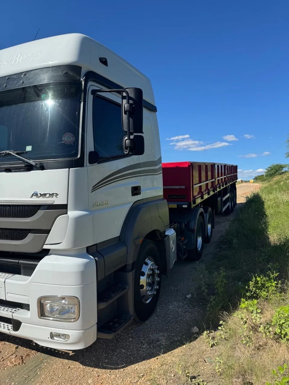 MERCEDES BENS AXOR 2536 + CARRETA LIBRELATO 3 eixos LS - Foto 4