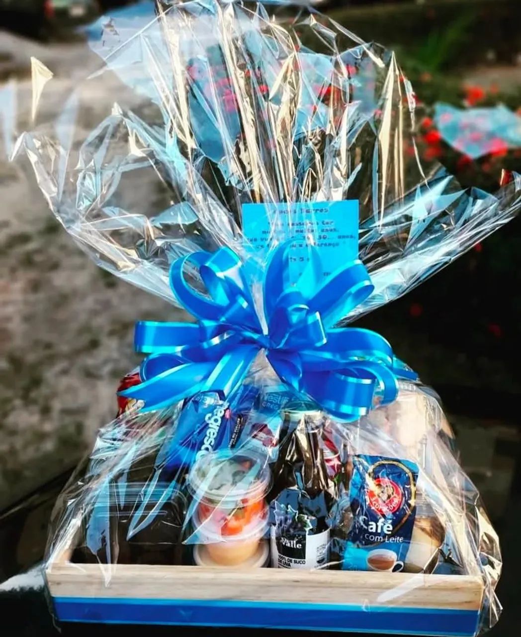 Cesta de café da manhã especial