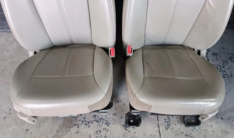Jogo Bancos Ford Edge 2009 A 2015 - Couro Caramelo (Usado/Original) - Foto 4