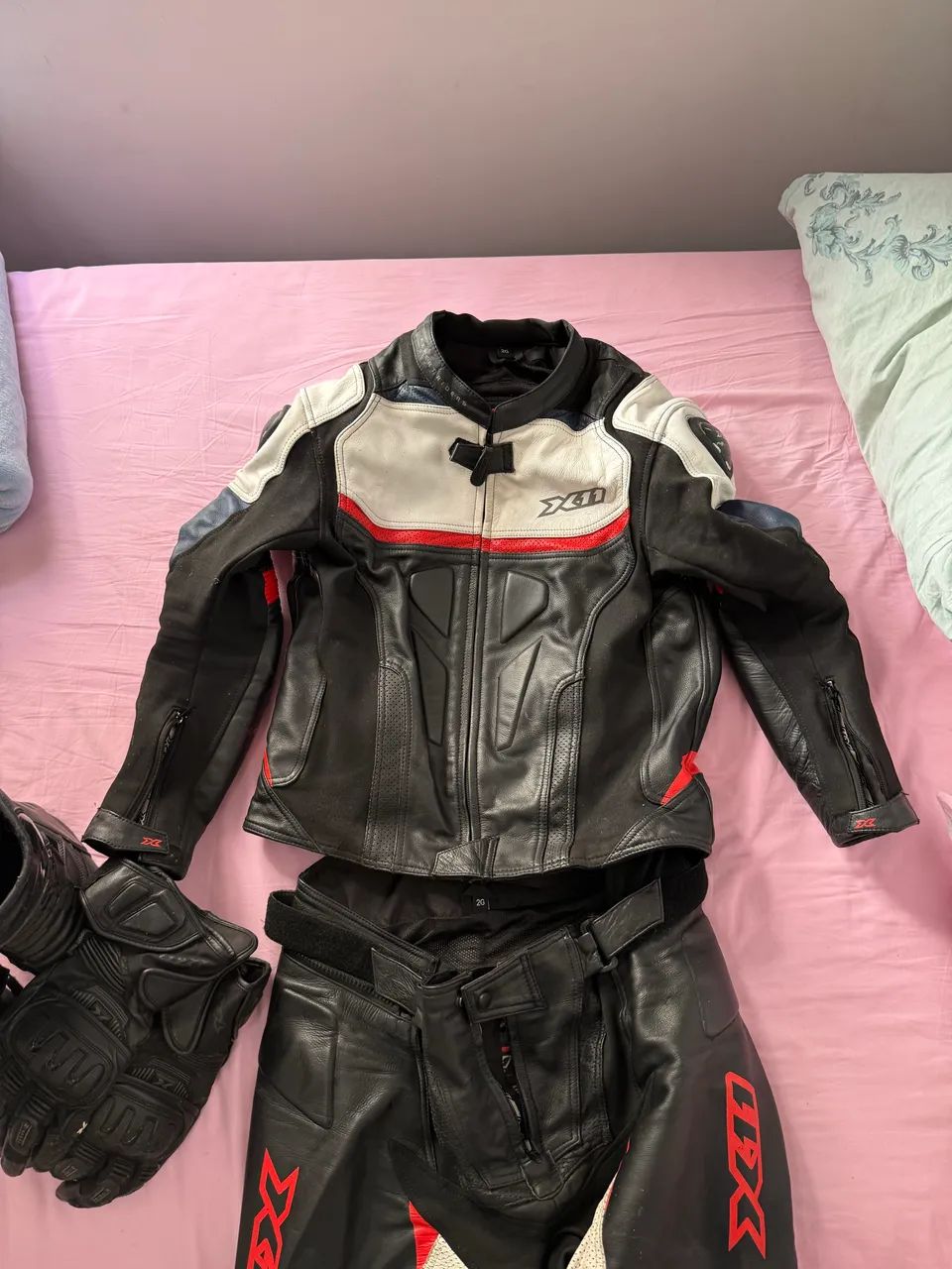 Macacão x11 speed 2 completo bota e luva - Foto 6