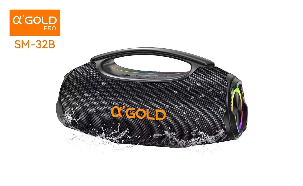 Caixa de Som Portátil A'GOLD SM-32B - Foto 2