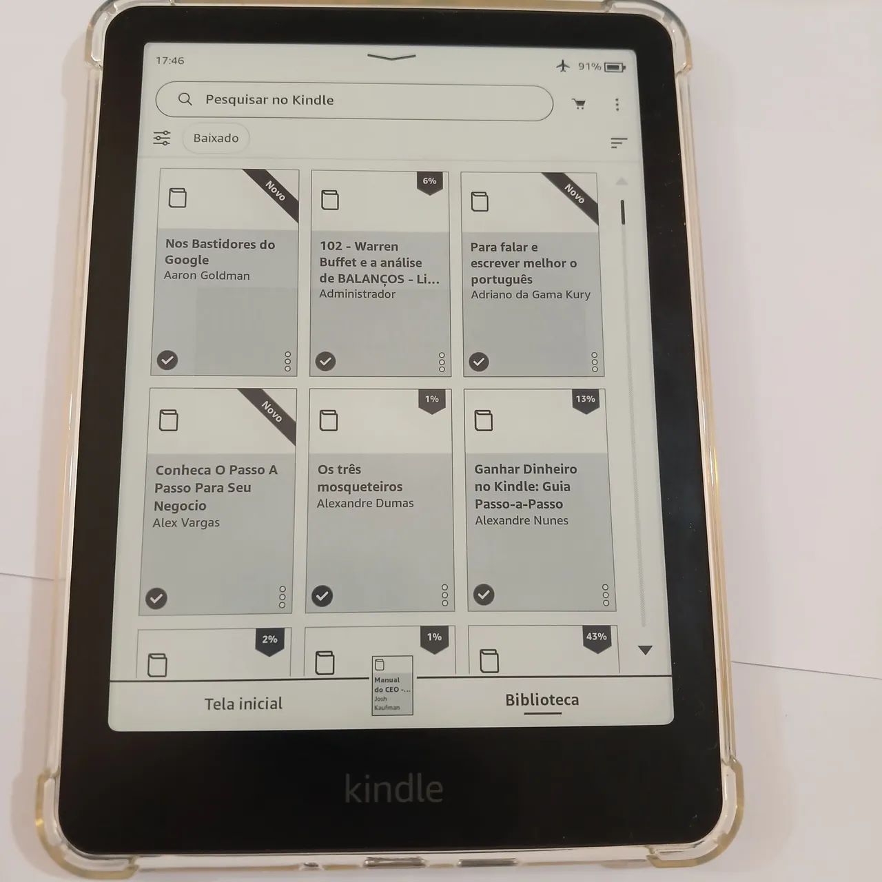 Kindle Paperwhite 12 geração (2024) - Tablets e E-Readers - Santa
