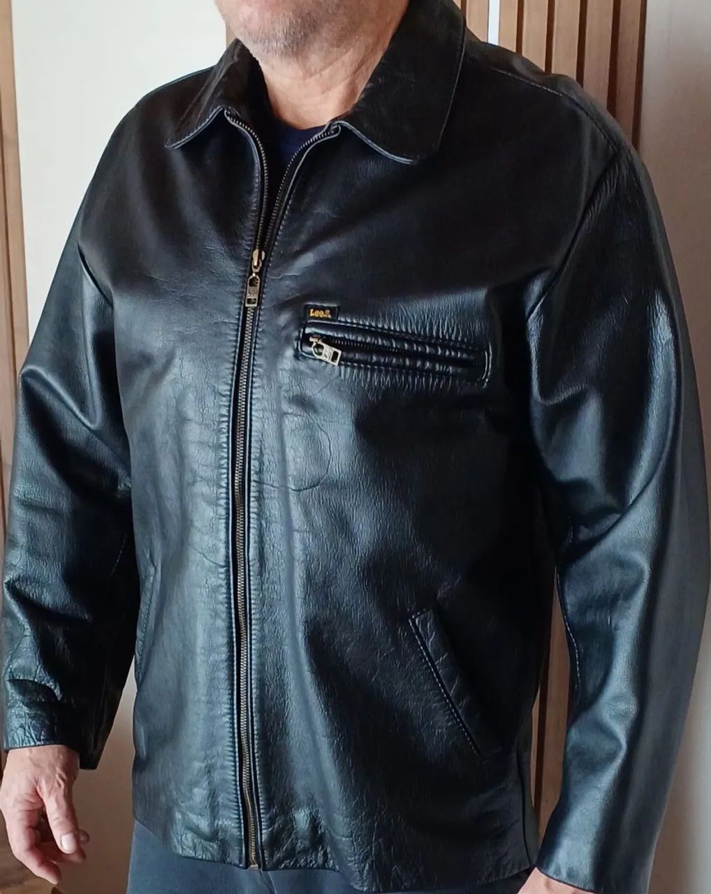 Jaqueta de Couro Masculina - Lee Original