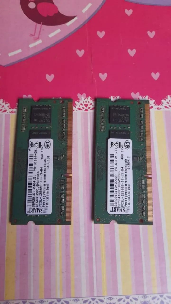 Memórias RAM Smart 4GB DDR3 para Notebook Barato! - Foto 2