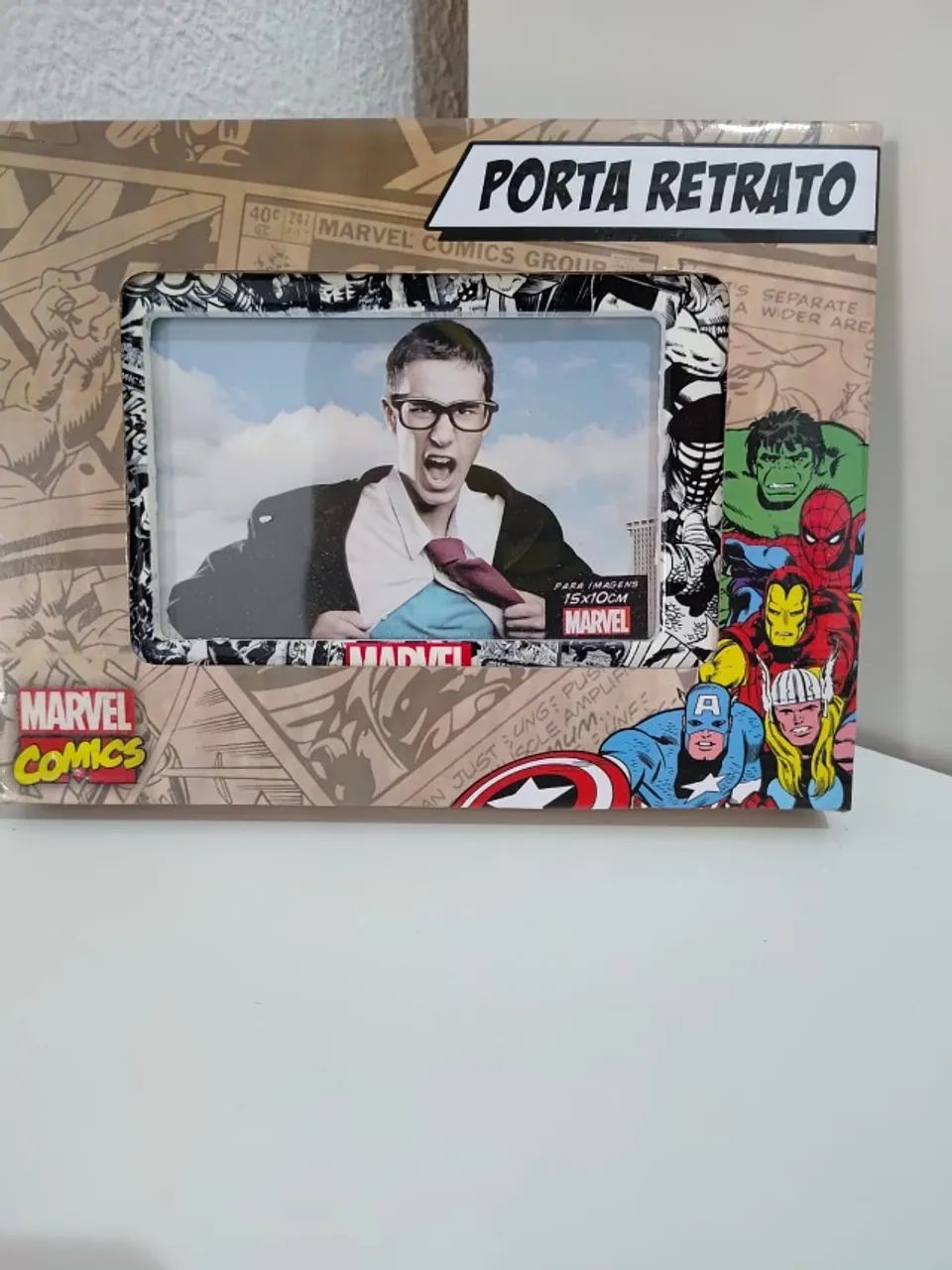 Porta retrato da Marvel 15cm x 10cm