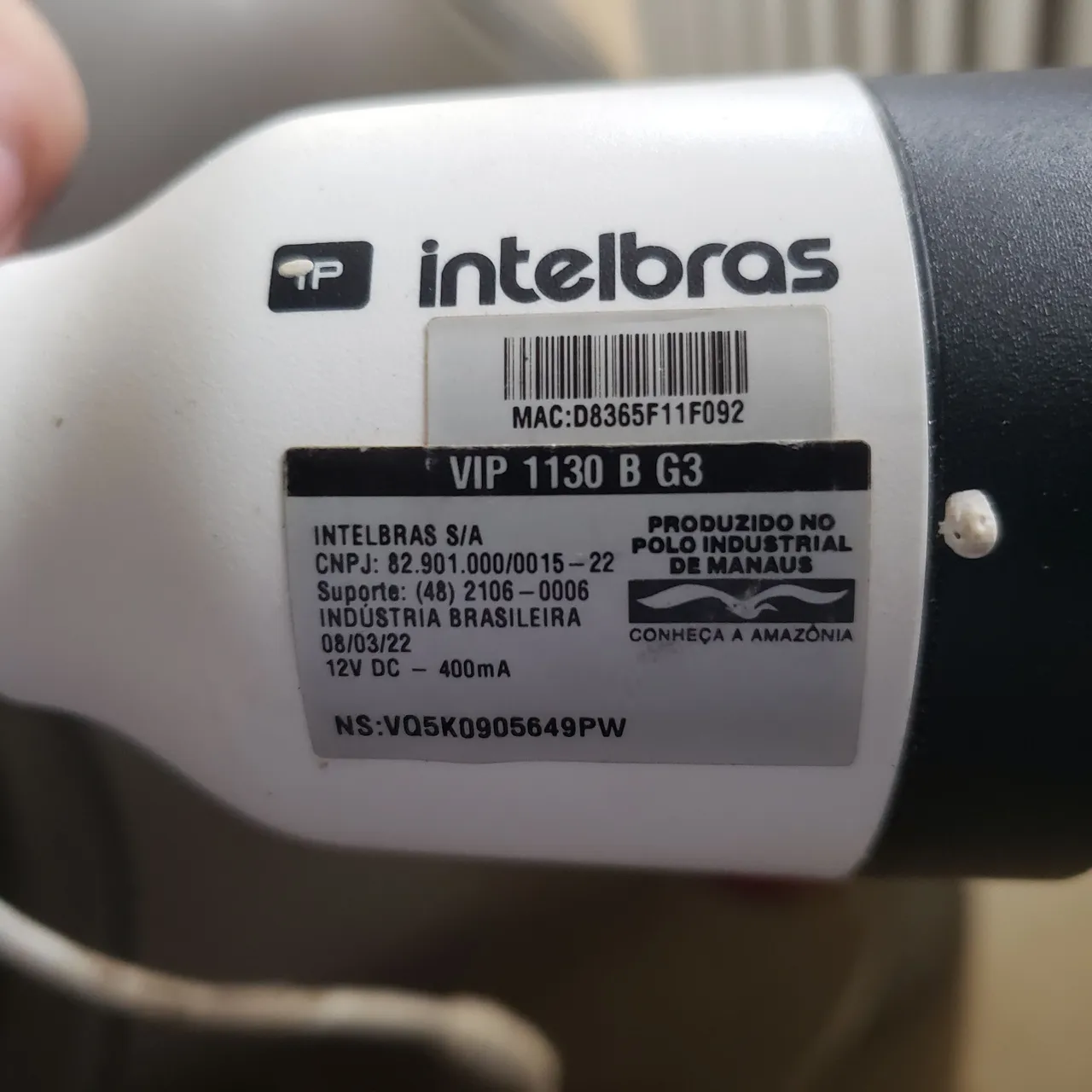 Câmera de Segurança Intelbras VIP 1130 B G3