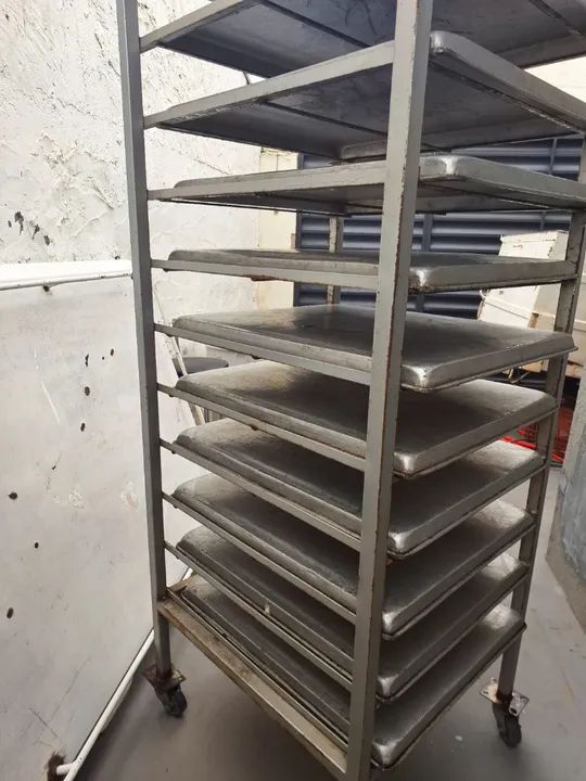 Estante de metal para cozinha industrial - Foto 4