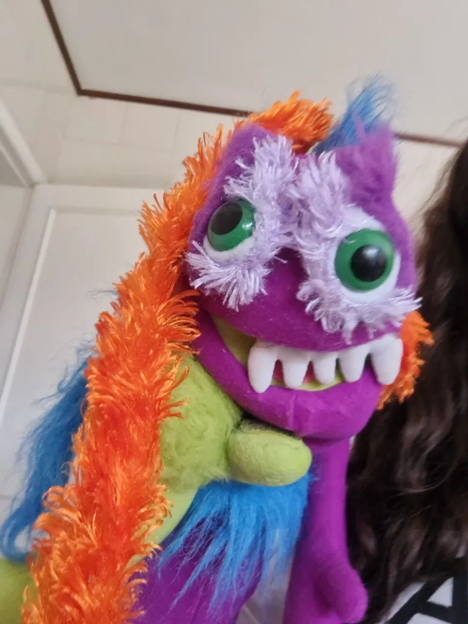 Fantoche Monstro com itens em velcro - crie seu monstro favorito - Foto 2