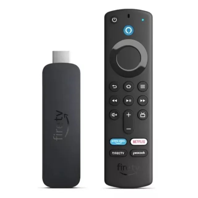 Amazon Fire TV Stick 4K com Alexa e Wi-Fi 6 | Novo, Lacrado | Controle por Voz Incluso Apa