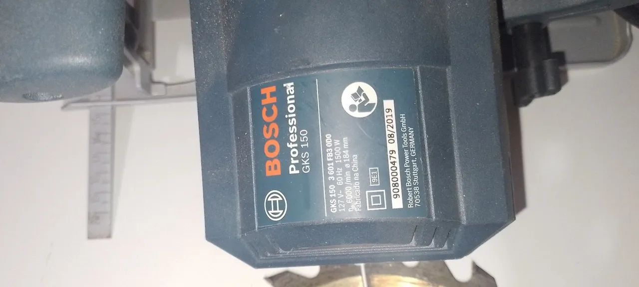 Serra circular bosch 150gks 110v - Foto 2