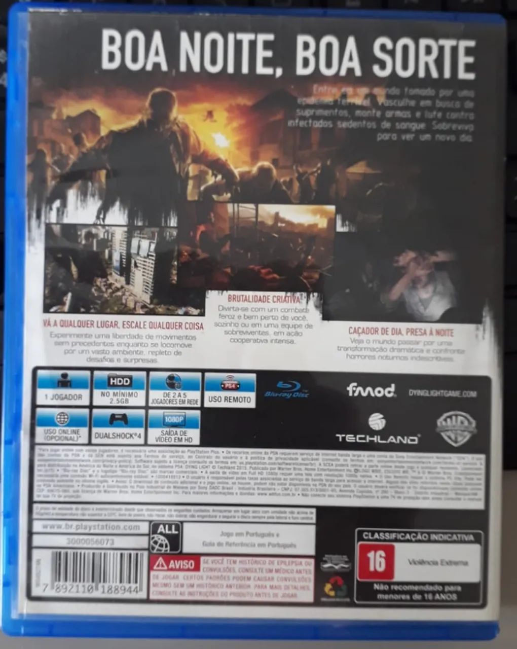 Jogo Dying Light - PS4 ( Seminovo - Mídia Física ) - Foto 3