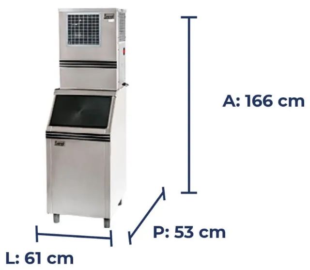Máquina de gelo para hotéis e pousadas