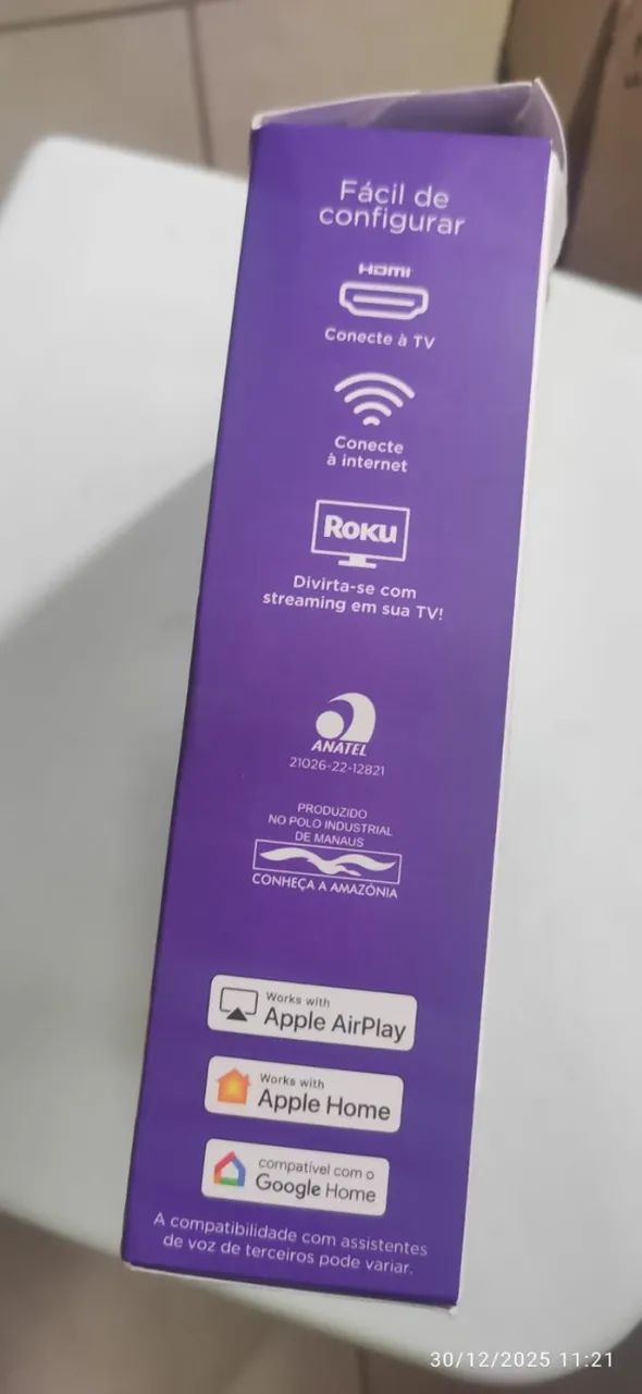 Roku Express HD / FHD Streaming TV Smart - Controle Remoto - Cabo HDMI - Fácil uso - Foto 6
