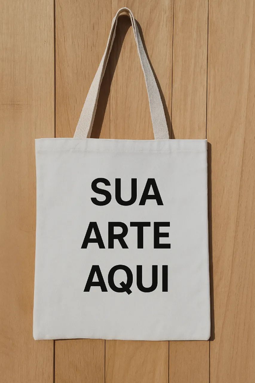 Ecobags - Sacolas Ecológicas 35x40 em Algodão Cru | Personalize com sua Marca!