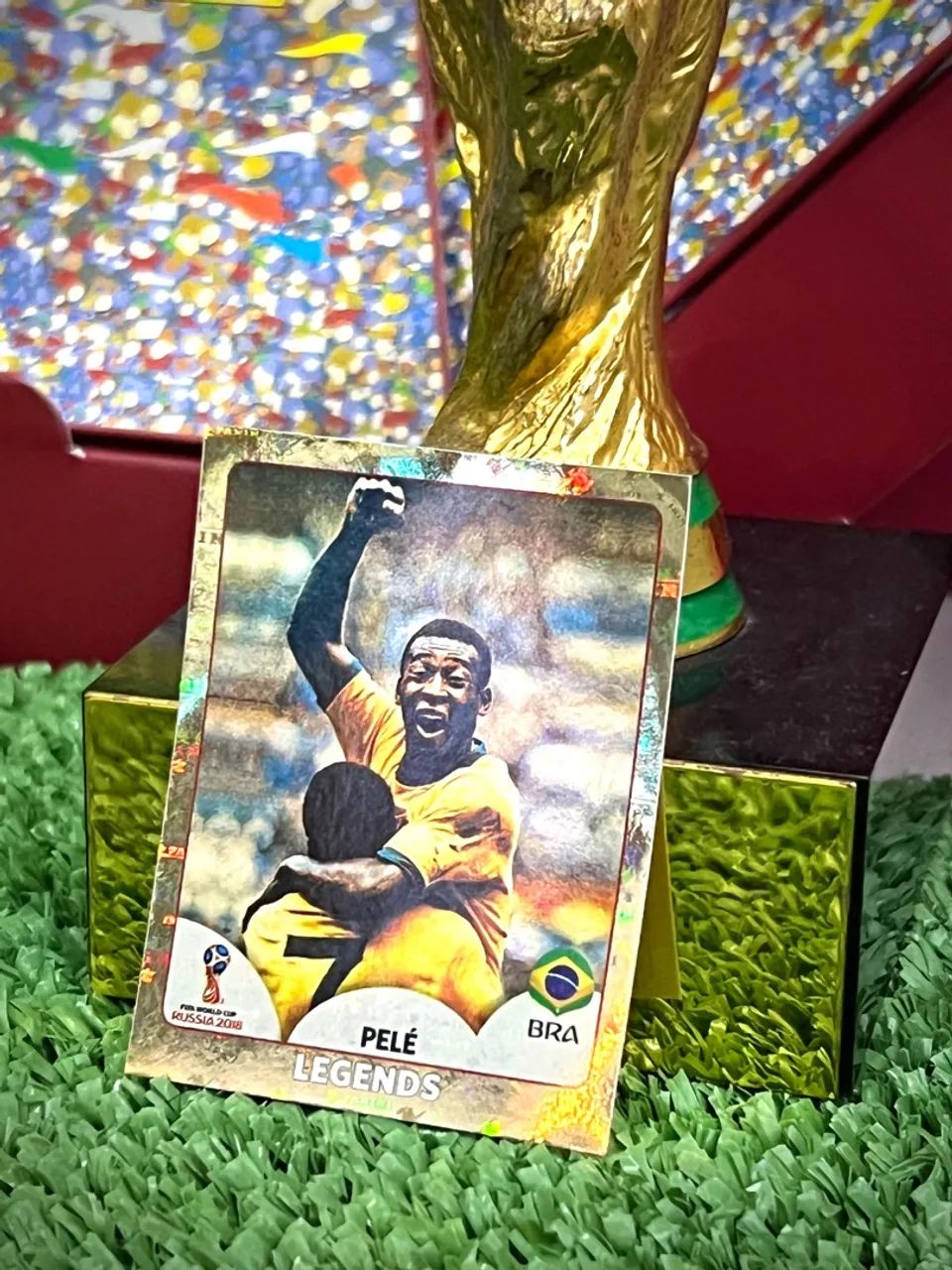 Figurinha Colecionável Pelé Legends Brasil Copa 2018