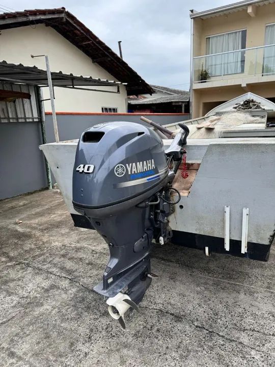 Barco 7m Com Motor 40hp 2019 4T e Carretinha - Foto 9