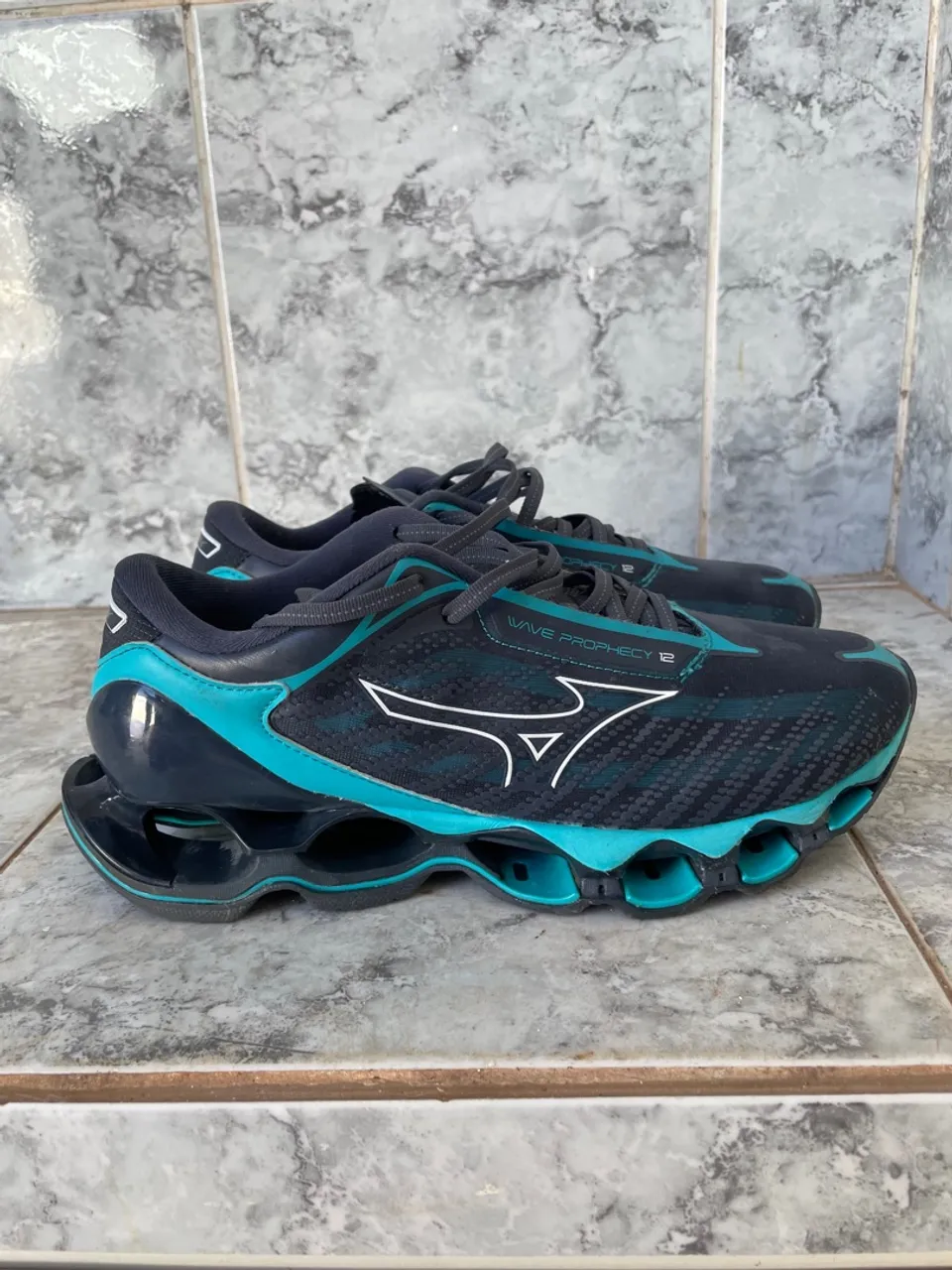 Mizuno Wave Prophecy 12 - Azul e Preto