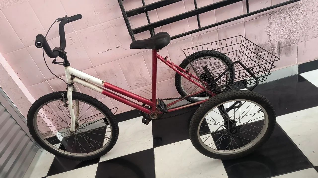 Triciclo com cesta aro 26 /20 - Foto 5