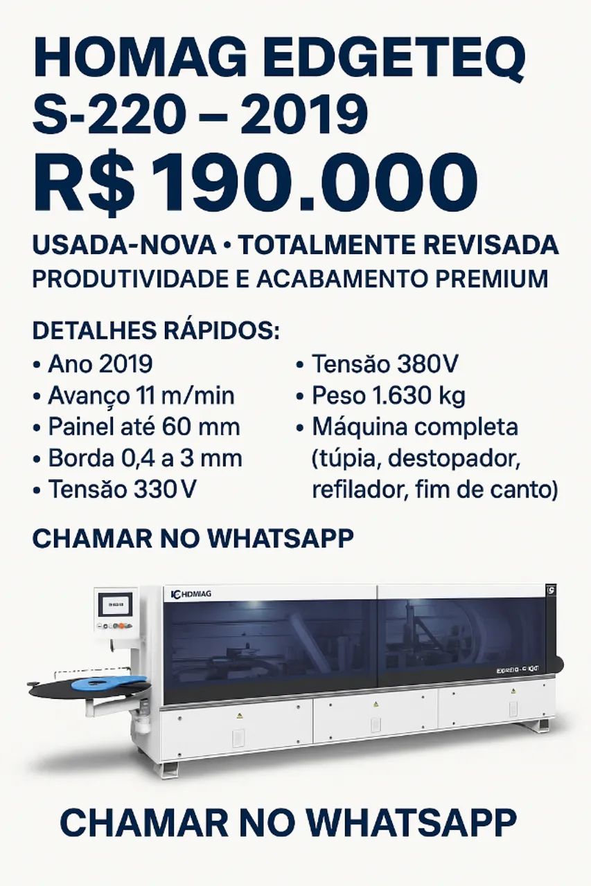 HOMAG EDGETEQ S-220 - 2019