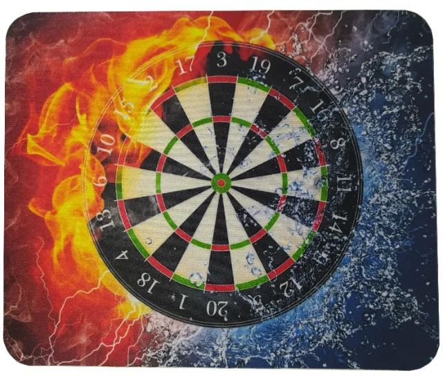 Mouse Pad Gamer Alvo De Dardos 22x18cm 2mm Exbom