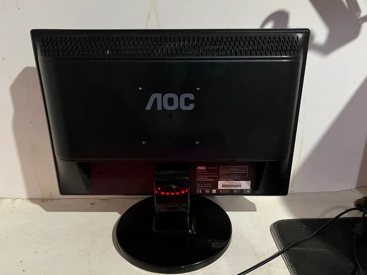 Monitor AOC 15,6 Polegadas PERFEITO!!!64264604406531123