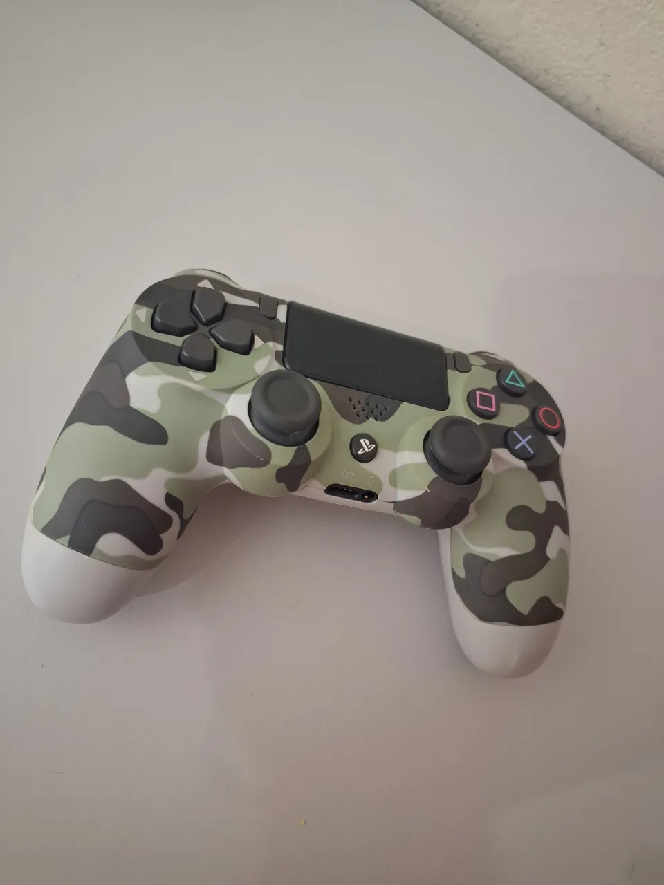 Controle DoubleShock camuflado para PS4,PC,SMART TV  - Semi-Novo