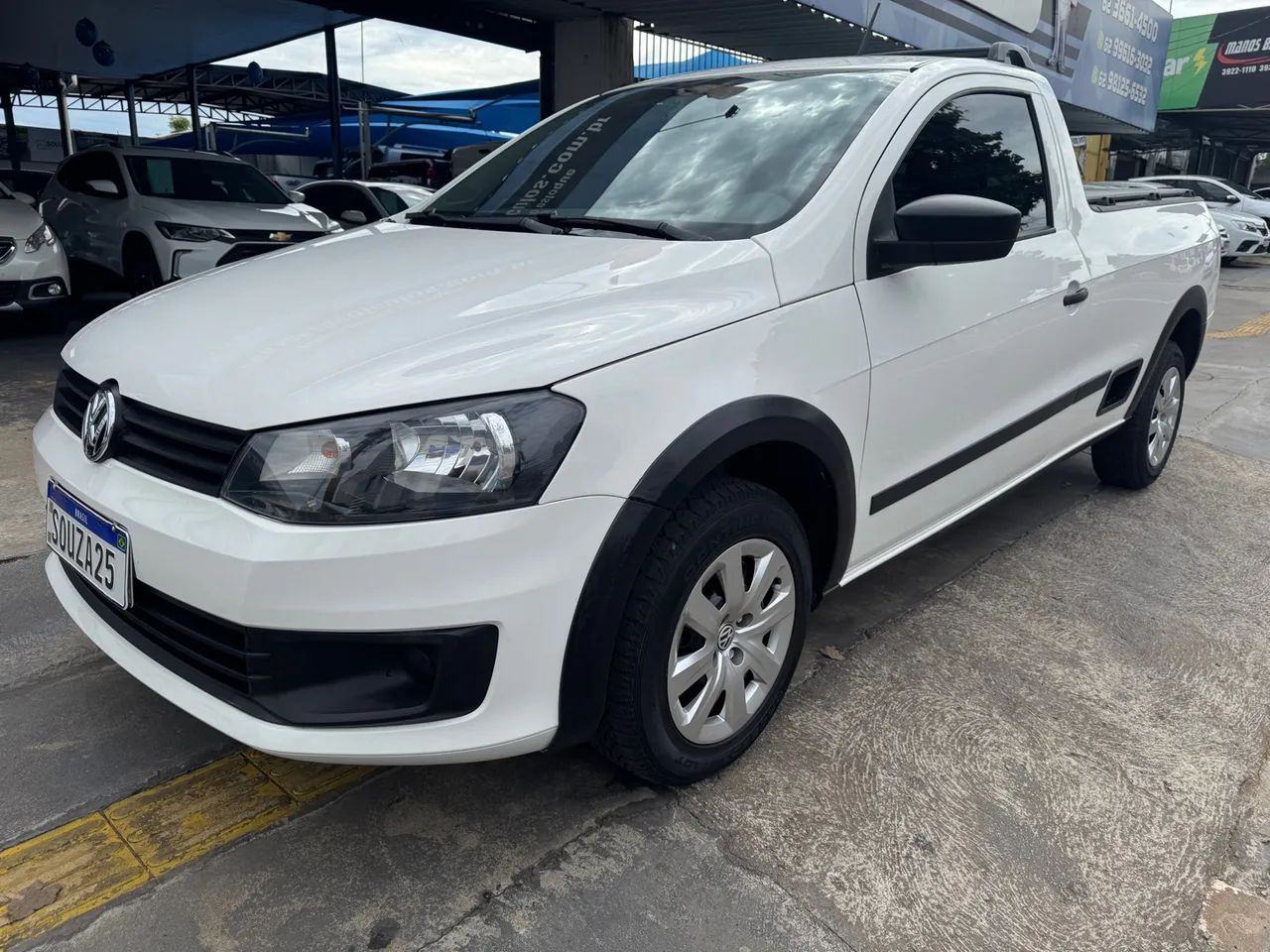 VW SAVEIRO TRENDLINE CS 1.6 FLEX 2014/2015 COMPLETA REVISADA  PNEUS NOVOS NOVISSIMA 