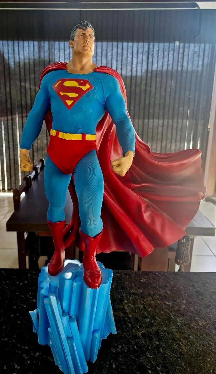 Superman 1/4 Sideshow n iron studios  - Foto 2