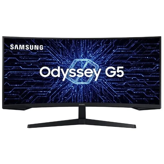 Monitor Gamer Odyssey G5 34" Samsung com 2,500:1 Contraste, Ultra WQHD, 165Hz, 1ms