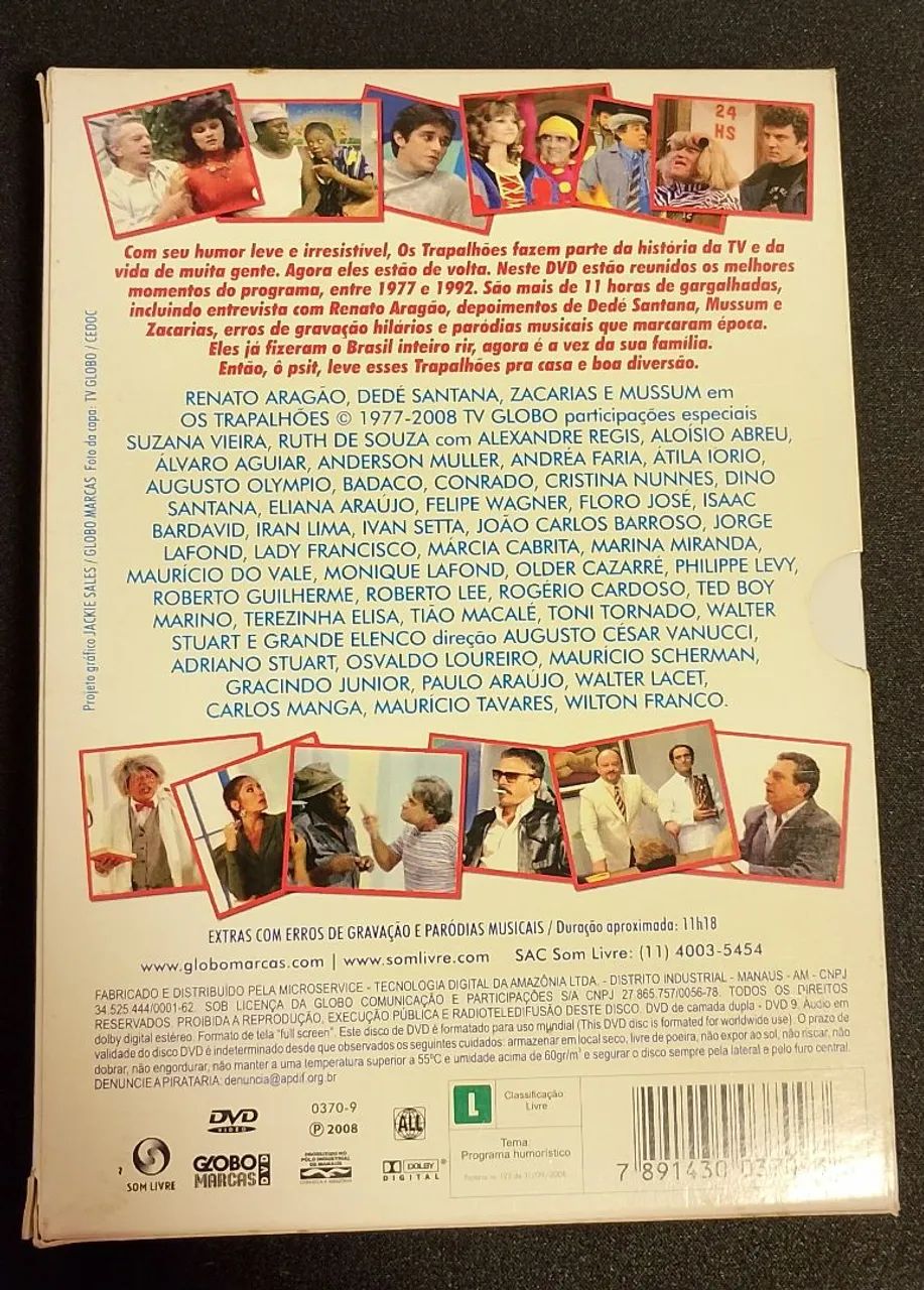 DVD Melhores Momentos dos Trapalhões  - Foto 3