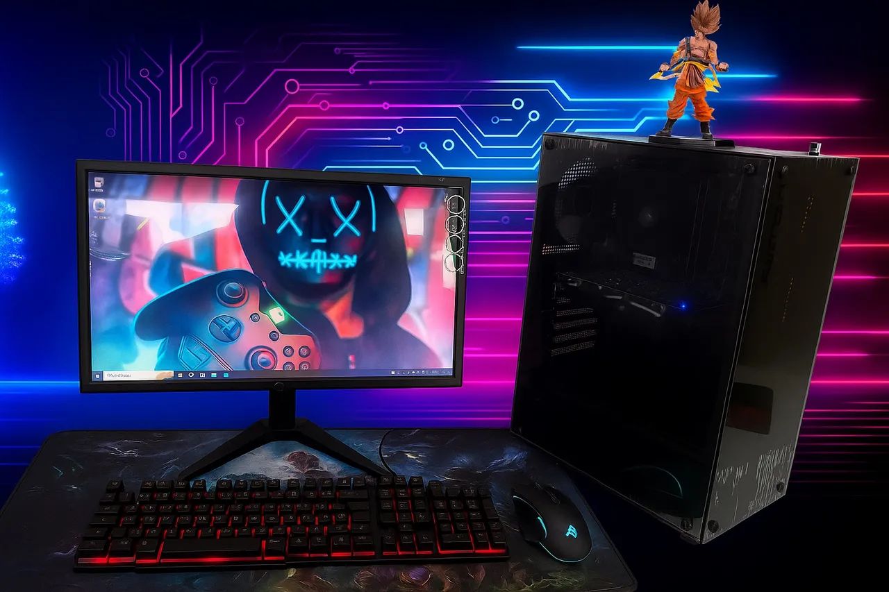 Computador  gamer completo Ryzen 5 e Rx 580 8gb