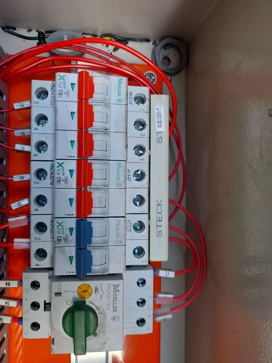 Painel de controle p/ 2 motores de 3cv  - Foto 4