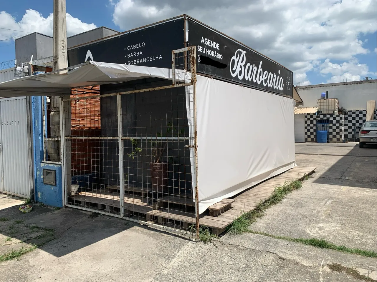 Banca trailer container - parcelo no cartão