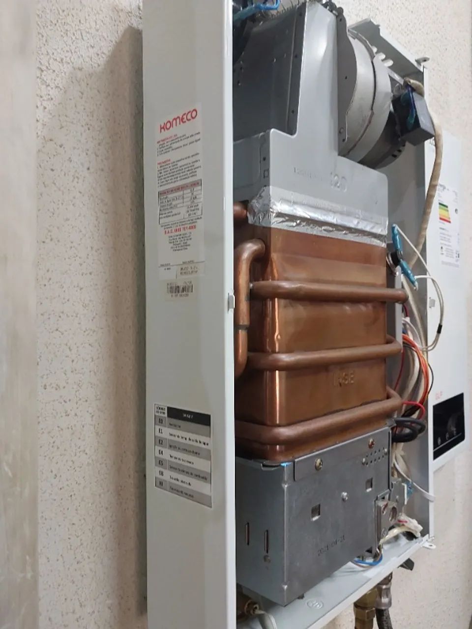 Aquecedor digital de água a gás ' Glp ' komeco de 16L com garantia - Foto 3