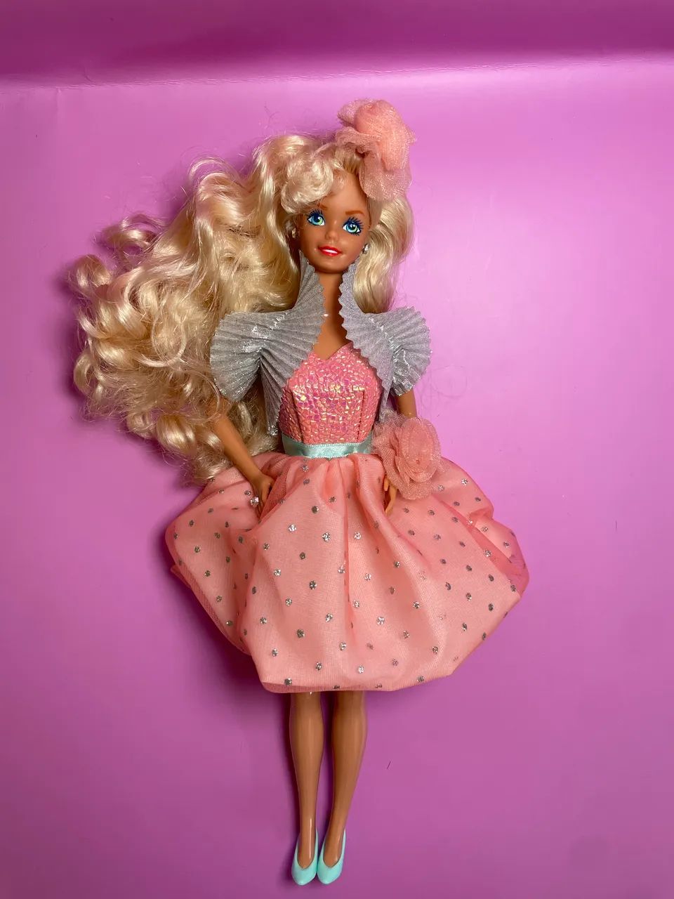 Peach Pretty Barbie 1989 1989 Vintage “peach Pretty” Barbie*