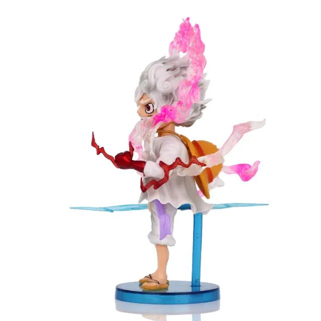 Miniatura Monkey D. Luffy Gear 5 Nika - One Piece - Action Figure do Deus do Sol - Foto 5