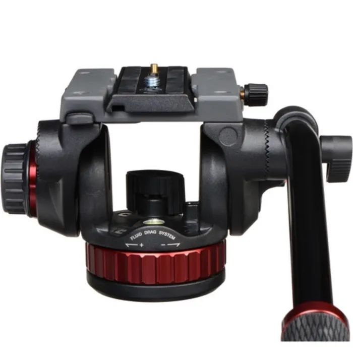 Cabeca hidraulica de tripe manfrotto mvh 502ah - Foto 5