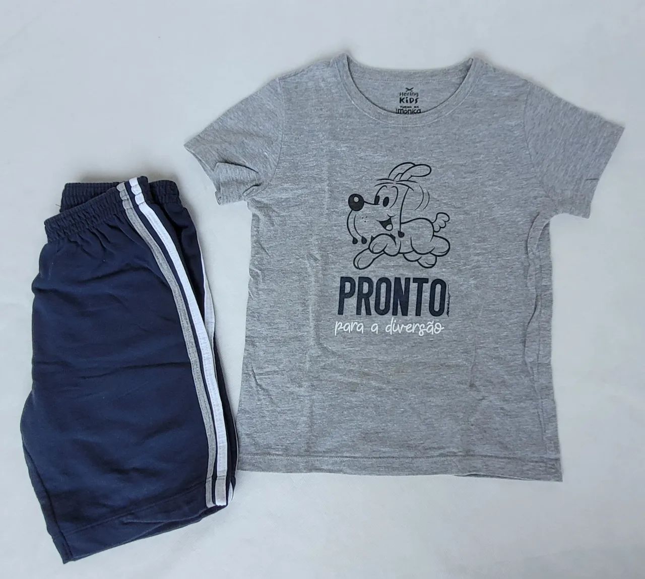 Lote 8 peças menino 4 anos camisetas, bermudas e shorts - Foto 4