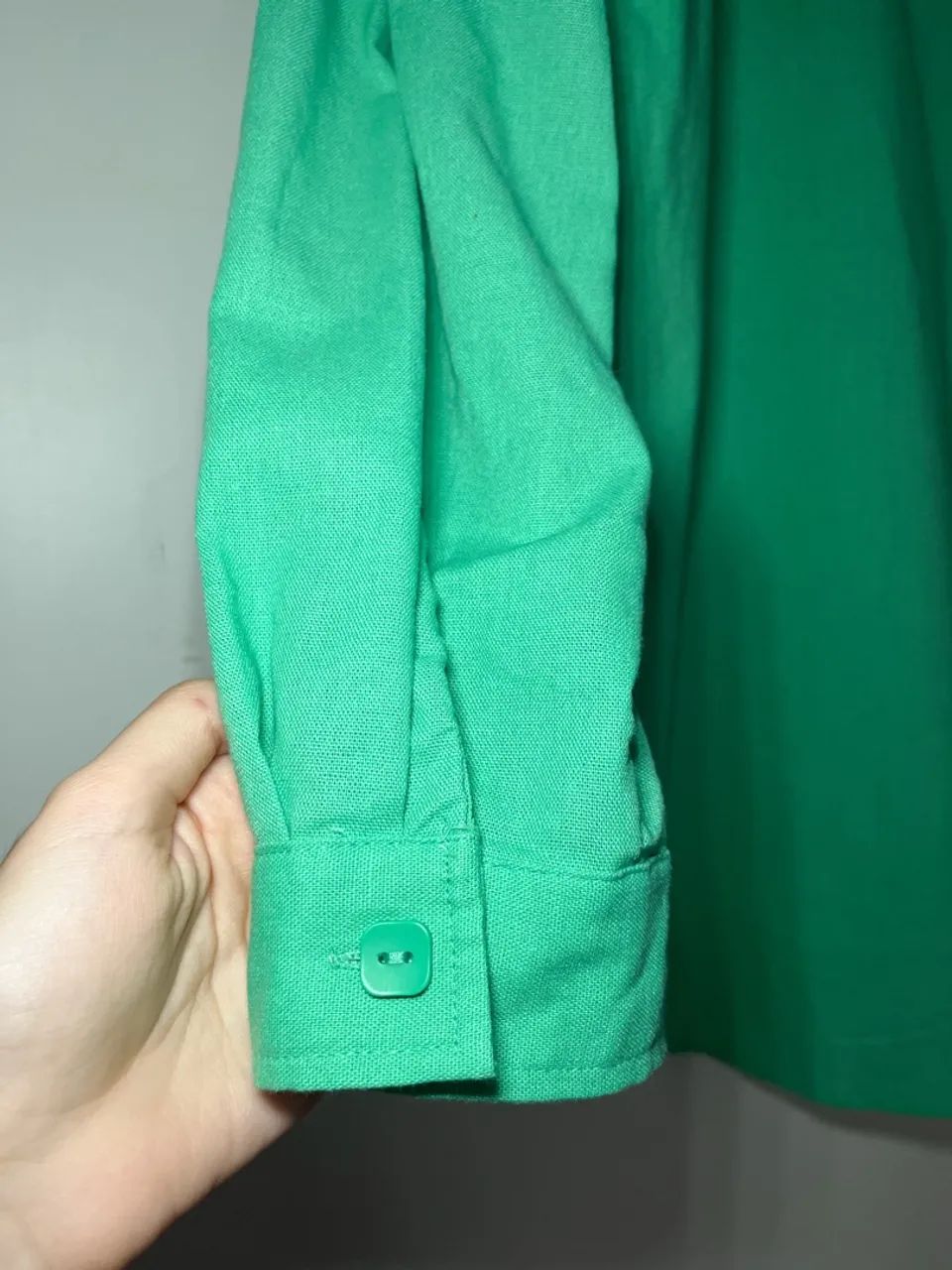 Camisa verde alfaiataria  - Foto 4