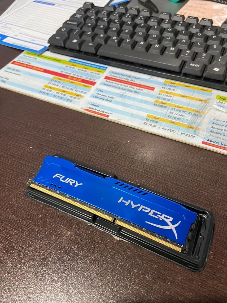 Hyperx Ram Ddr3 Hyperx Fury Blue 8gb Ddr3 1600mhz Kingston HyperX