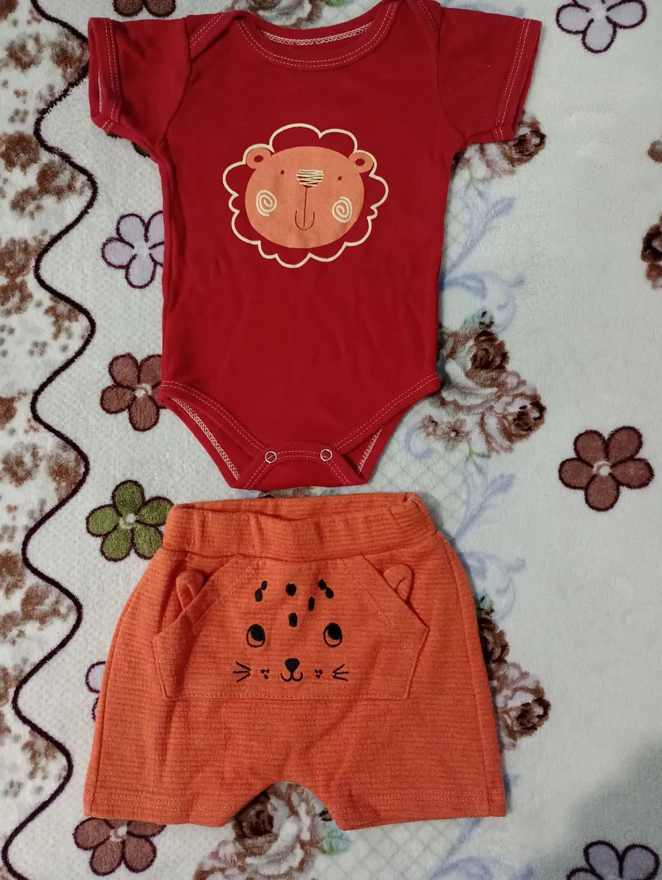 Conjunto Body e Shorts Leãozinho - Conforto e Fofura!