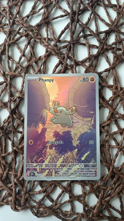 Carta Pokémon Phanpy full art.